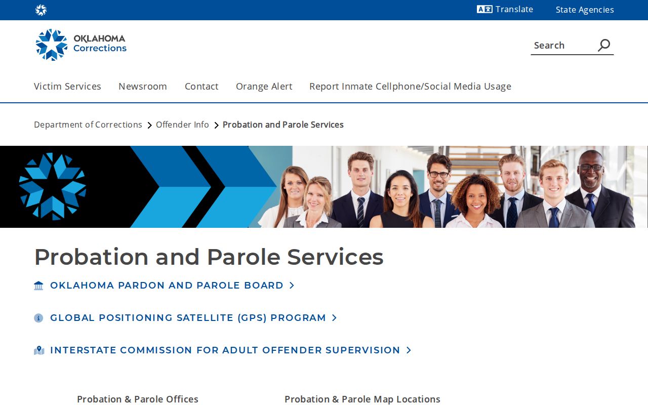 Current ODOC McIntosh County probation and parole office directory